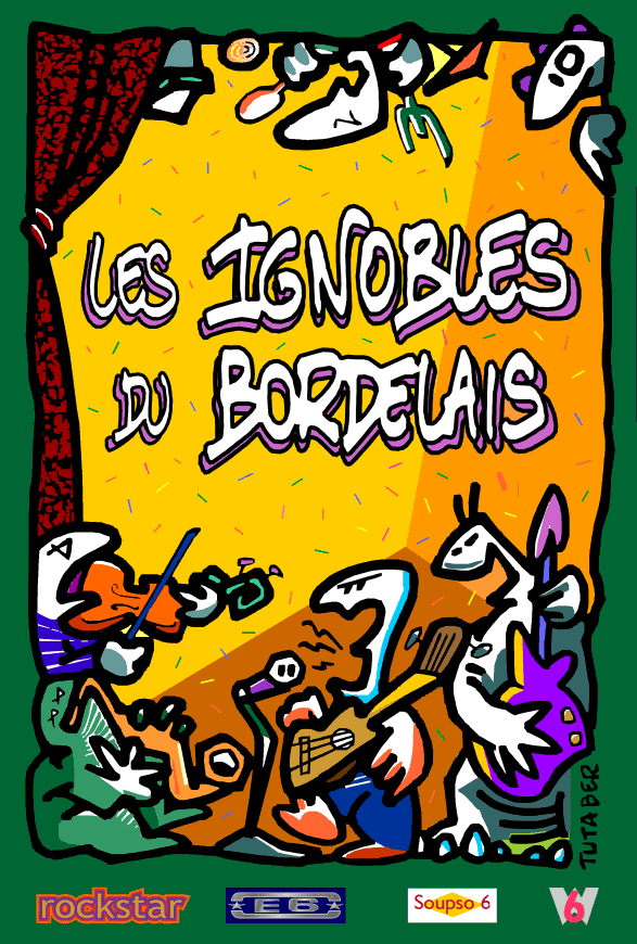 flyer d'un concert des Ignobles du Bordelais